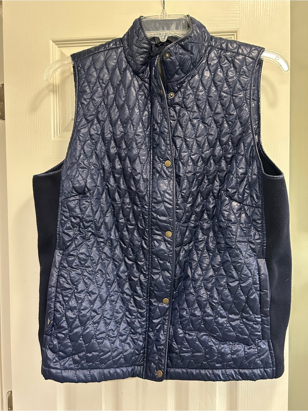 Talbots Navy Women's Quilted Vest